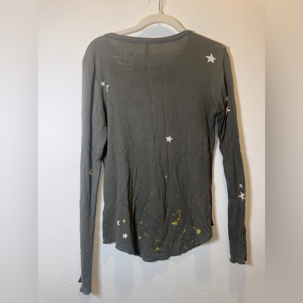 Chaser Gray Star Long Sleeve Tee - Picture 3 of 8